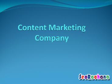 Content Marketing Company