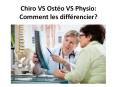 Chiro vs Ostéo vs Physio: Comment les différencier? PowerPoint PPT Presentation