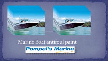 Marine Boat antifoul paint