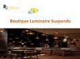 Boutique Luminaire Suspendu PowerPoint PPT Presentation