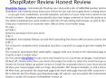ShopiRater Review Honest Review