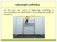Maintenance scaffolding (2)