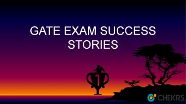 GATE Exam Success Stories