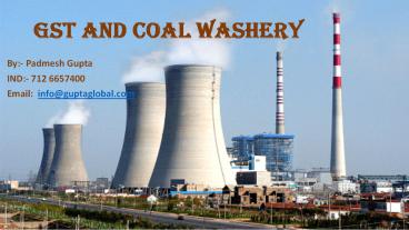 GST AND GUPTA COAL