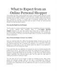 What to Expect from an Online Personal Shopper PowerPoint PPT Presentation