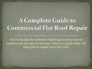 Complete Guide For Commercial Flat roofing