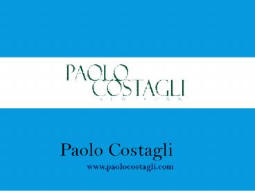 Paolo Costagli