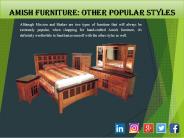 Amish Furniture: Other Popular Styles