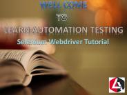 Selenium webdriver tutorial