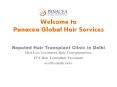 FUE Hair Transplant in Delhi - Panacea Global Hair Services PowerPoint PPT Presentation