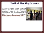 Tactical Training Courses