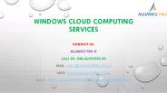Microsoft Azure cloud services | Windows cloud solution