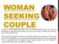 Woman Seeking Couple PowerPoint PPT Presentation