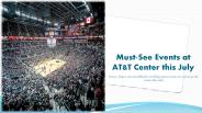Must-See Events at AT&T Center this July