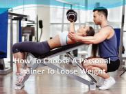 How to choose personal trainer for weight loss