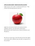 APPLE CHUTNEY RECIPE |RECIPE FOR APPLE CHUTNEY PowerPoint PPT Presentation