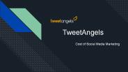 Tweetangels - Cost of Social Media Marketing