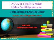 ACC 281 GENIUS Minds Online/acc281genius.com
