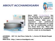 Acchandigarh - Ac Repair in Panchkula