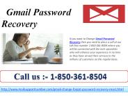 Can I Gmail Password Recovery@1-850-361-8504