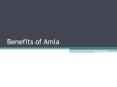 Benefits of Amla PowerPoint PPT Presentation