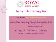 Indian Marble Supplier