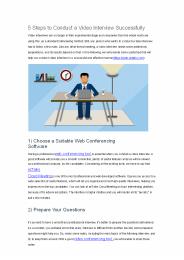 ezTalks: How to Conduct a Video Interview Successfully