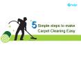 5 simple tips to make carpet cleaning easy! PowerPoint PPT Presentation