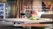 How to make Online Hotel Booking Easier and Fast