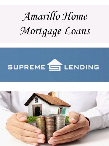 Amarillo Home Mortgage Loans