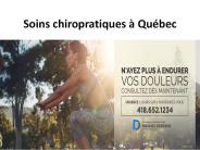 Les soins de votre chiro à Québec