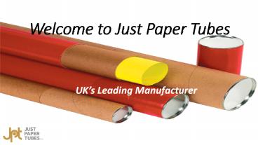 Postal Mailing Tubes- JPT
