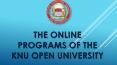 The Online Programs of the KNU Open University PowerPoint PPT Presentation