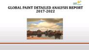 Global paint detailed analysis report 2017 2022