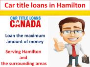Car title loans in Hamilton