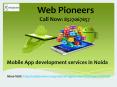 Mobile App Development Company in Delhi NCR | Android Development App