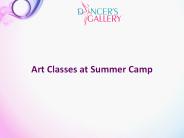 Art Classes at Summer Camp