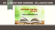 SCI 256 OUTLET Keep Learning /sci256outlet.com