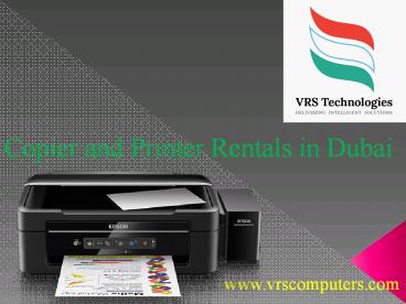Hire a Photocopier on Rentals Dubai | Copier Rentals in Dubai