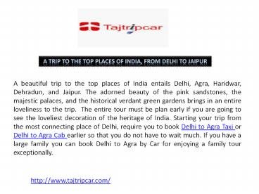 Delhi To Rishikesh By Car