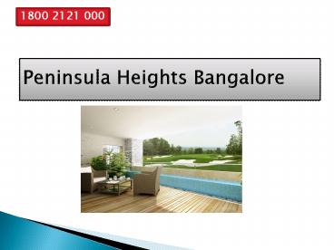 Peninsula Heights JP Nagar, Bangalore