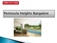 Peninsula Heights JP Nagar, Bangalore