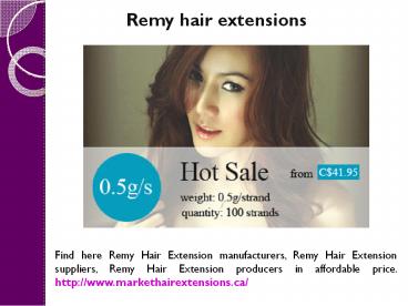 Human hair extensions Canada (1)