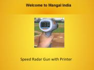 Speed Radar Gun with Printer