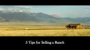 5 Tips for Selling a Ranch