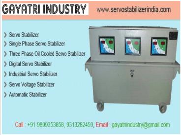 Servo Voltage Stabilizer