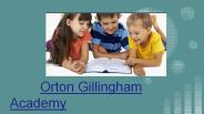 Orton Gillingham Academy