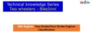 Bike Engines-Two Stroke/Four Stroke Engines Classification