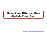 Make Your Kitchen More Stylish Than Ever