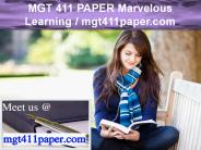 MGT 411 PAPER Marvelous Learning / mgt411paper.com